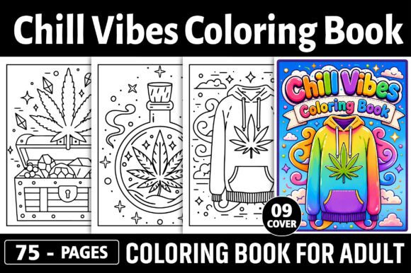 Adults – Chill Vibes Coloring Book