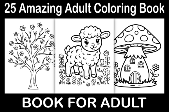 Amazing Adult Coloring Book: Graphics & Coloring Pages