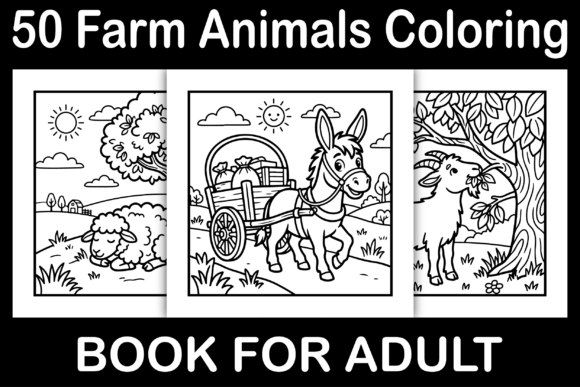 Farm Animals Coloring Pages Graphics