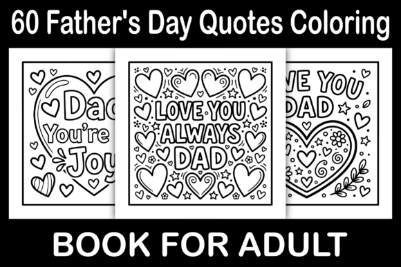 Father’s Day Quotes Coloring Pages Graphics