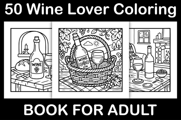 Wine Lover Coloring Pages